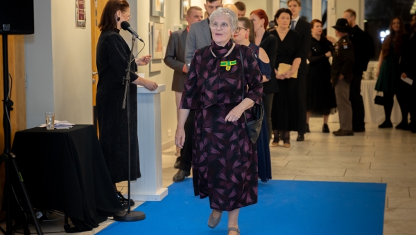 Võru linna teenetemärgi pälvis Silvi Jansons